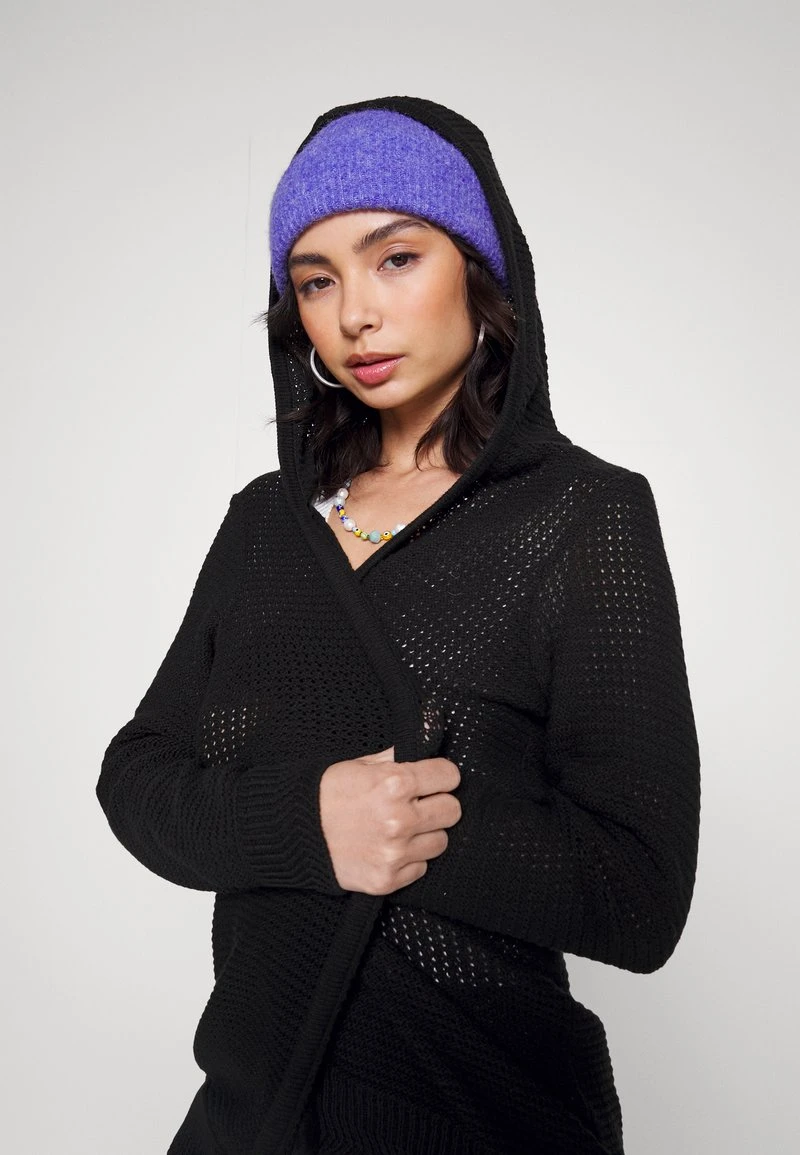 Vero Moda Petite HOOD CARDIGAN - Strickjacke - Black 4 Vero Moda Petite HOOD CARDIGAN - Strickjacke - Black – Bild 4