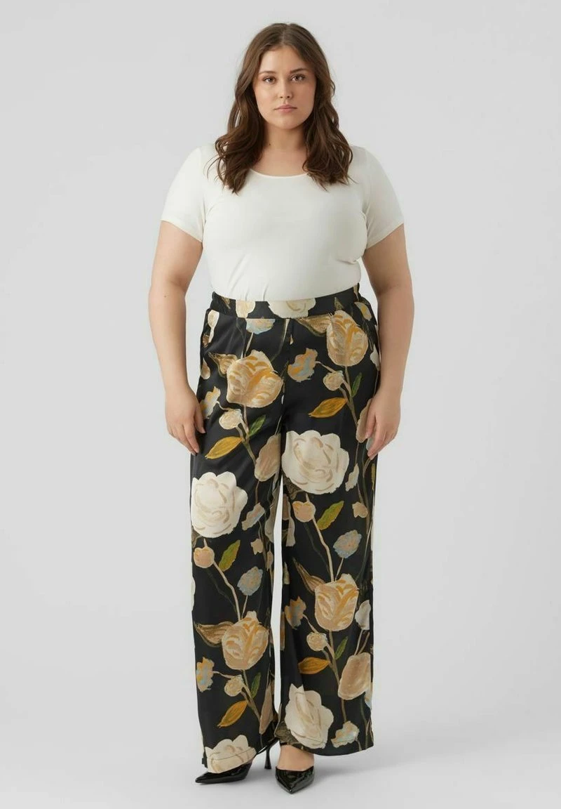 VERO MODA CURVE - Stoffhose - Black 2 VERO MODA CURVE - Stoffhose - Black – Bild 2