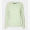 Vero Moda VMDOFFY O NECK NOOS - Strickpullover - Reseda Melange