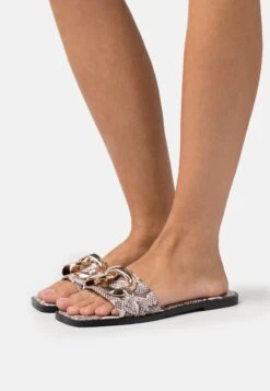 Vero Moda VMMOLINA - Pantolette Flach - Oatmeal