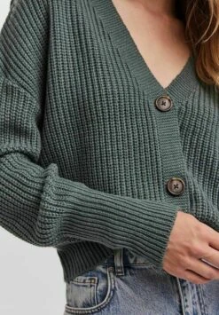 Vero Moda VMLEA V NECK CARDIGAN - Cardigan - Balsam Green -Vero Moda Verkäufe 3550b92b8542415badda04e3e62c1e67
