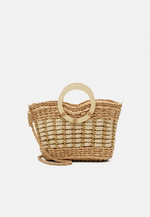 Vero Moda VMFREYA BEACH BAG - Shopping Bag - Tan -Vero Moda Verkäufe 35cf067e2989435588fbd8132a27f144