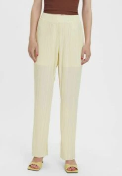 Vero Moda HOSE PLISSIERTE - Stoffhose - Tofu
