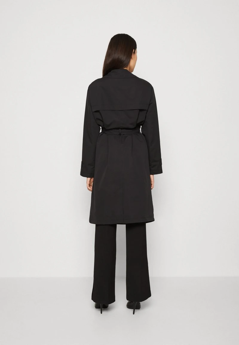 Vero Moda VMPERNILLEMIE LONG COAT - Trenchcoat - Black 3 Vero Moda VMPERNILLEMIE LONG COAT - Trenchcoat - Black – Bild 3