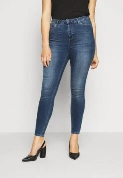 Vero Moda Curve CURVE - Jeans Skinny Fit - Dark Blue Denim 9 Vero Moda Curve CURVE - Jeans Skinny Fit - Dark Blue Denim -Vero Moda Verkäufe 37c493722c0a41f5a235b7596e36a8d4