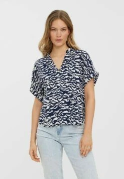 Vero Moda KURZÄRMELIGES - Bluse - Navy Blazer -Vero Moda Verkäufe 38eadff1ad024dbbb61c1cf54e291cde 1