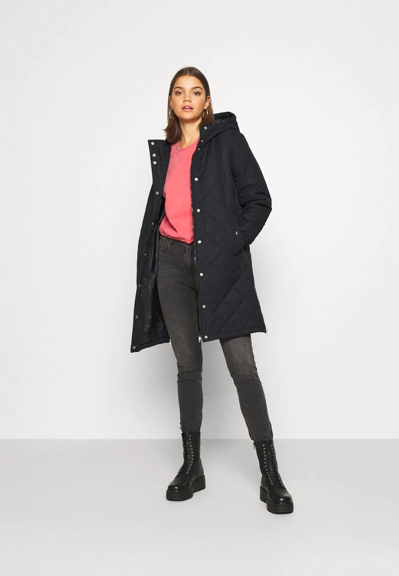 Vero Moda VMLOUISE NOOS - Wintermantel - Black 2 Vero Moda VMLOUISE NOOS - Wintermantel - Black – Bild 2