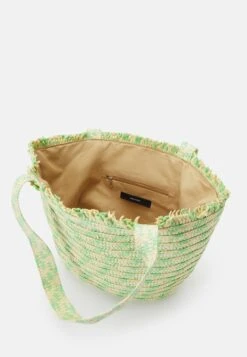 Vero Moda STRAW BAG - Shopping Bag - Jade Cream/white -Vero Moda Verkäufe 39a84dffe2c446dfa1f36ebe67b76c99
