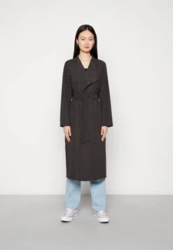 Vero Moda MATELASSÉ - Trenchcoat - Black -Vero Moda Verkäufe 3a79a370c1844dc283592e1da23a17b8
