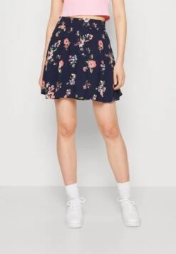 Vero Moda VMSIMPLY EASY SKATER SKIRT - Minirock - Dark Blue