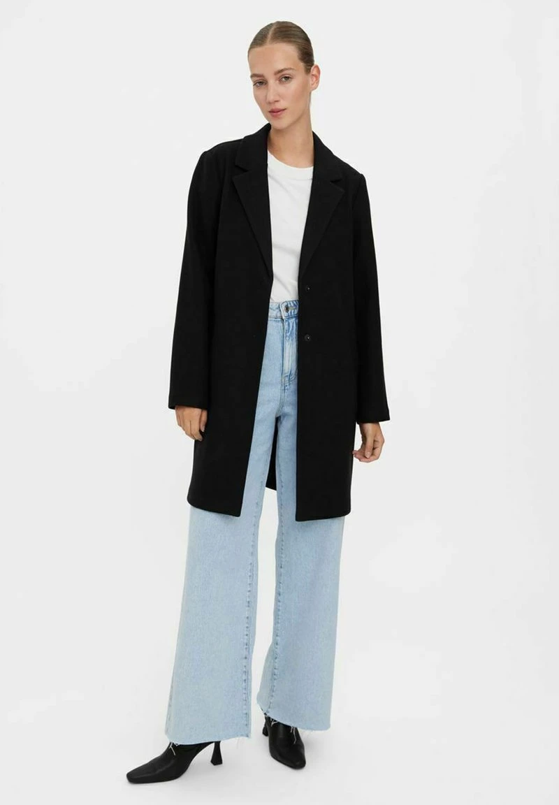 Vero Moda Klassischer Mantel - Black 1 Vero Moda Klassischer Mantel - Black