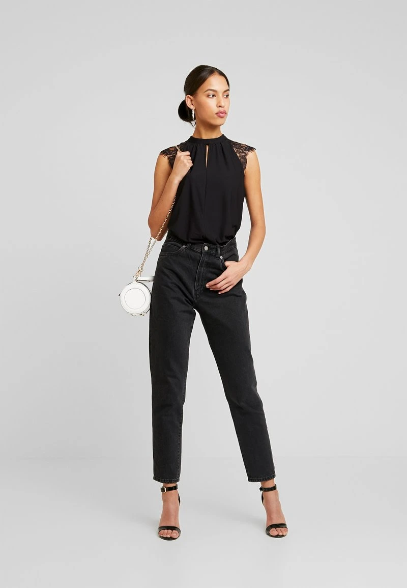 Vero Moda VMMILLA SL TEE GA NOOS - Bluse - Black 2 Vero Moda VMMILLA SL TEE GA NOOS - Bluse - Black – Bild 2