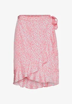 Vero Moda Curve Wickelrock - Geranium Pink