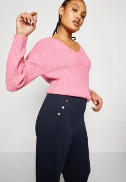 Vero Moda VMLIANNA WIDE PANTS - Stoffhose - Navy Blazer -Vero Moda Verkäufe 3e6a6656b59544b180bdb447bc2433ba