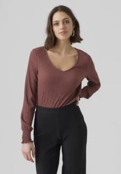 Vero Moda GESMOKTES - Bluse - Navy Blazer -Vero Moda Verkäufe 3f88981268834c4ebd2673b09b138206