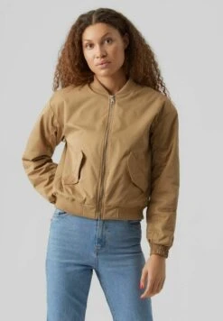 Vero Moda ALEXA SHORT BOOS - Bomberjacke - Tan