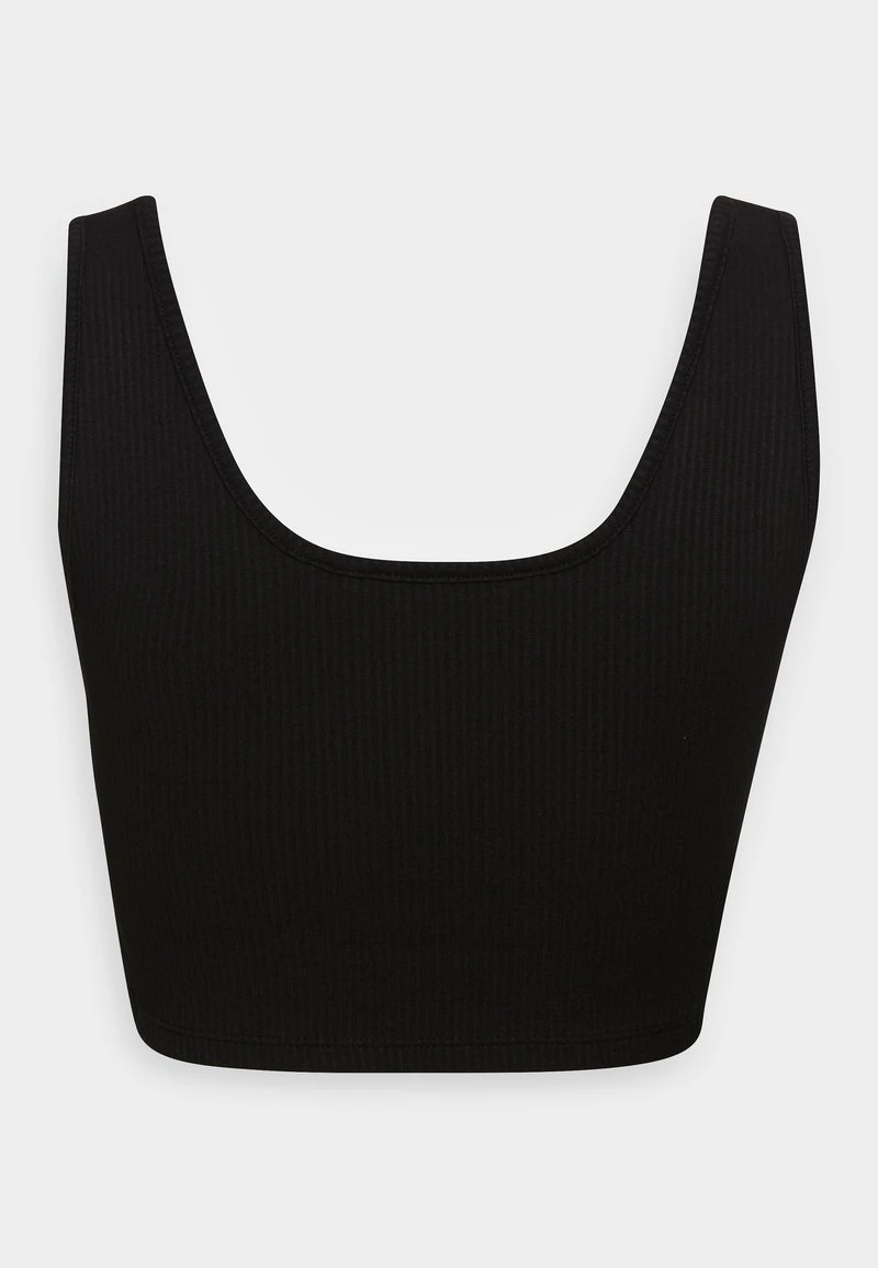 Vero Moda Petite VMRIVA CROP TOP - Top - Black 2 Vero Moda Petite VMRIVA CROP TOP - Top - Black – Bild 2