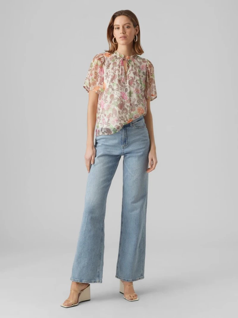 Vero Moda VMSILO - Bluse - Birch/silo 4 Vero Moda VMSILO - Bluse - Birch/silo – Bild 4