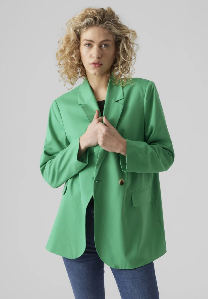 Vero Moda RIKABERTA - Kurzmantel - Bright Green 1 Vero Moda RIKABERTA - Kurzmantel - Bright Green