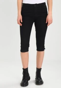 Vero Moda VMHOT SEVEN SLIT KNICKER MIX - Jeans Shorts - Black