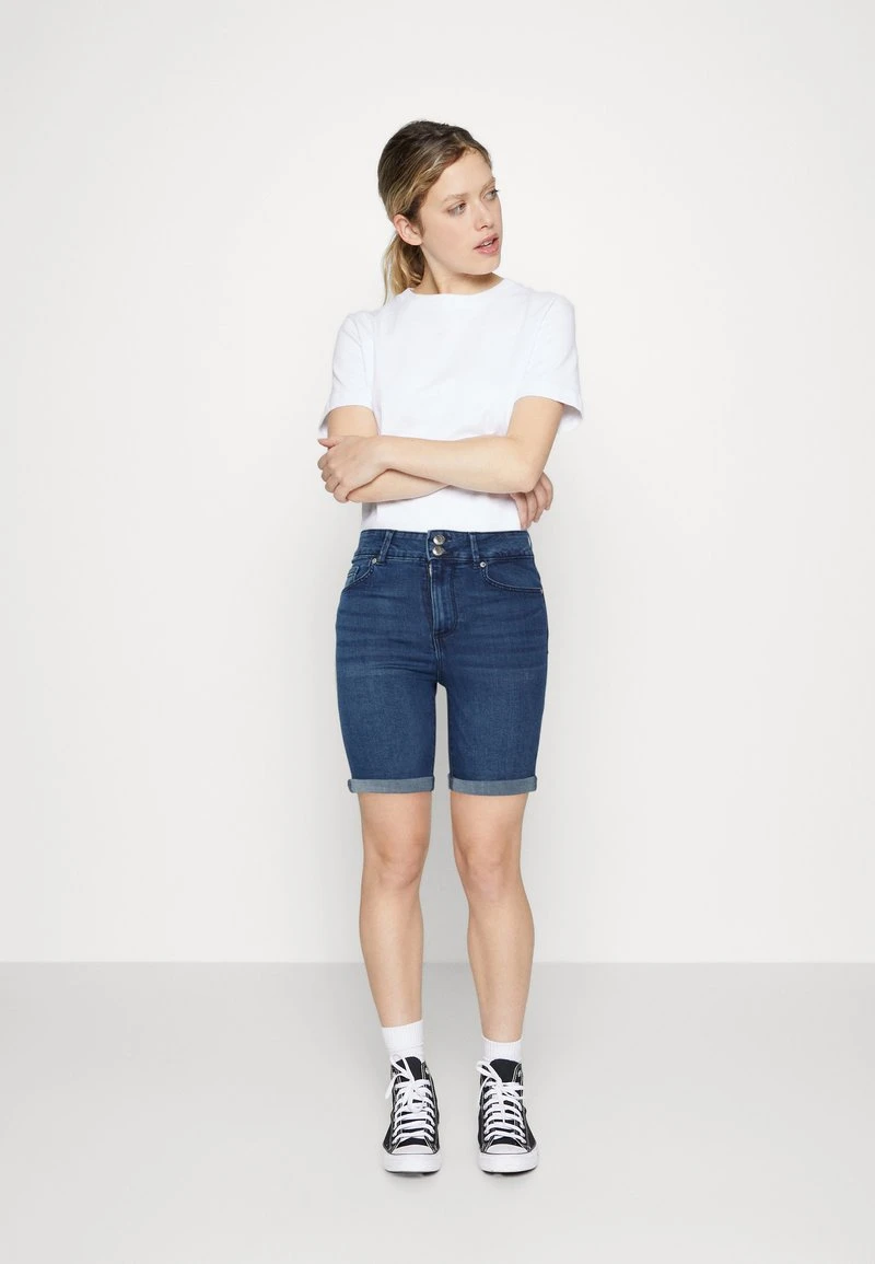 Vero Moda VMSOPHIA - Jeans Shorts - Dark Blue Denim 2 Vero Moda VMSOPHIA - Jeans Shorts - Dark Blue Denim – Bild 2