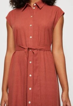 Vero Moda VMMYMILO CALF SHIRT DRESS - Blusenkleid - Marsala -Vero Moda Verkäufe 47190fe1008c491a946528f92c343cdb