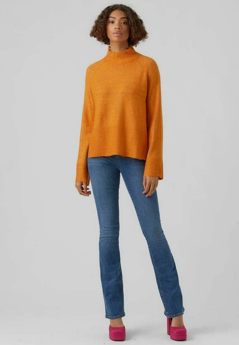 Vero Moda Strickpullover - Orange Pepper 2 Vero Moda Strickpullover - Orange Pepper – Bild 2
