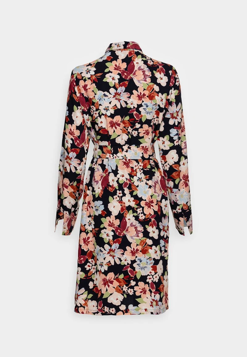 Vero Moda Tall VMLUCIA SHIRT DRESS - Blusenkleid - Navy Blazer/lala 2 Vero Moda Tall VMLUCIA SHIRT DRESS - Blusenkleid - Navy Blazer/lala – Bild 2