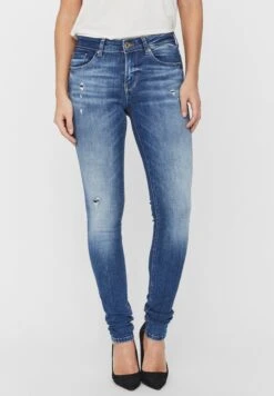 Vero Moda VMLUX - Jeans Skinny Fit - Medium Blue Denim 11 Vero Moda VMLUX - Jeans Skinny Fit - Medium Blue Denim -Vero Moda Verkäufe 4a69f3ecb6a04274affb2b94fb993e20 1