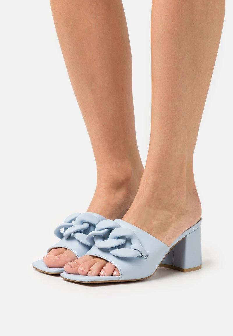 Vero Moda VMCARRIE - Pantolette Hoch - Blue 1 Vero Moda VMCARRIE - Pantolette Hoch - Blue