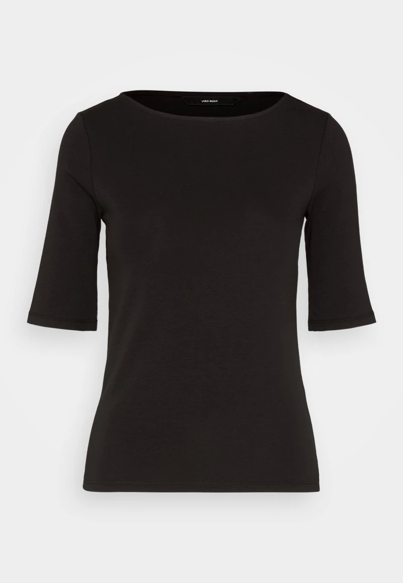 Vero Moda VMSIGAMAXI BOAT NECK - T-Shirt Basic - Black 5 Vero Moda VMSIGAMAXI BOAT NECK - T-Shirt Basic - Black – Bild 5