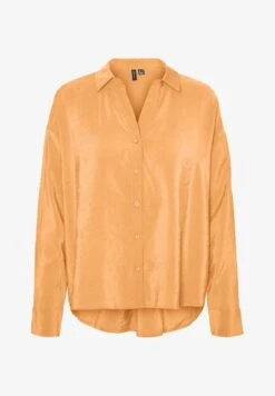 Vero Moda QUEENY LS WVN GA NOOS - Hemdbluse - Mock Orange -Vero Moda Verkäufe 4bab097543a842ec897911c6ec70dec9