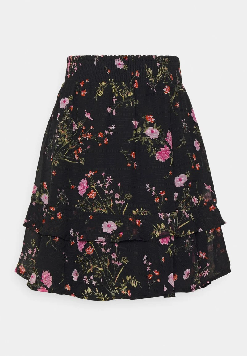 Vero Moda Petite VMROSA SMOCK SKIRT - A-Linien-Rock - Black 4 Vero Moda Petite VMROSA SMOCK SKIRT - A-Linien-Rock - Black – Bild 4