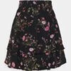 Vero Moda Petite VMROSA SMOCK SKIRT - A-Linien-Rock - Black