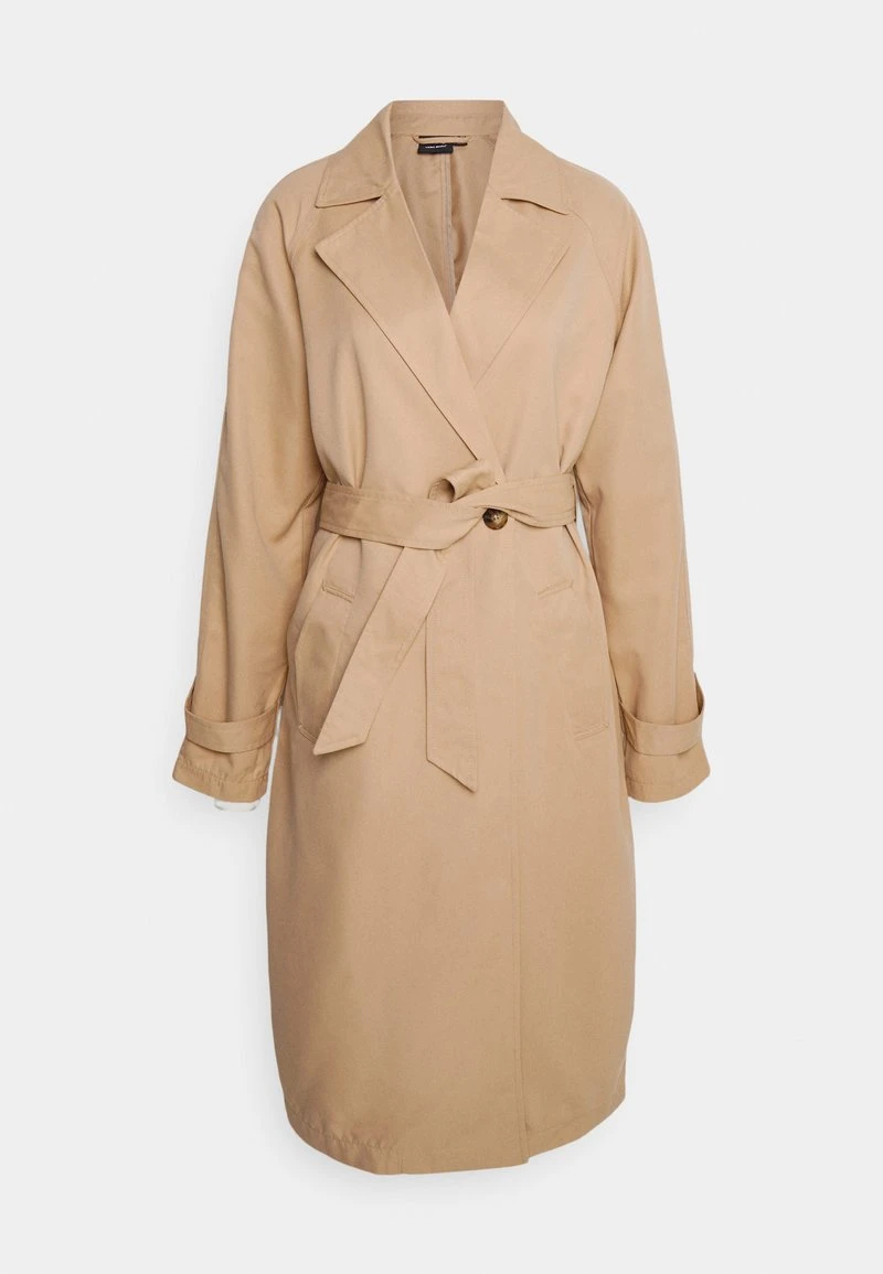 Vero Moda Tall VMLOU LONG - Trenchcoat - Tannin 5 Vero Moda Tall VMLOU LONG - Trenchcoat - Tannin – Bild 5
