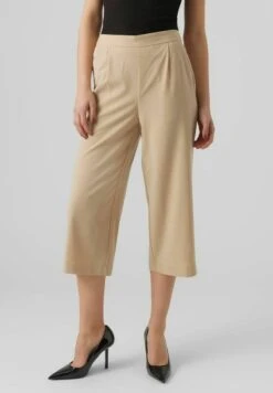 Vero Moda VMCOOKIE CULOTTE - Stoffhose - Irish Cream