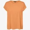 Vero Moda VMAVA GAJRS NOOS - T-Shirt Basic - Mock Orange