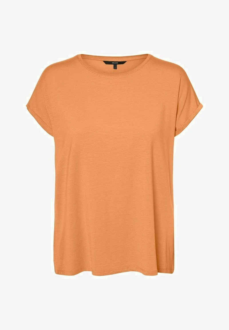 Vero Moda VMAVA GAJRS NOOS - T-Shirt Basic - Mock Orange 1 Vero Moda VMAVA GAJRS NOOS - T-Shirt Basic - Mock Orange