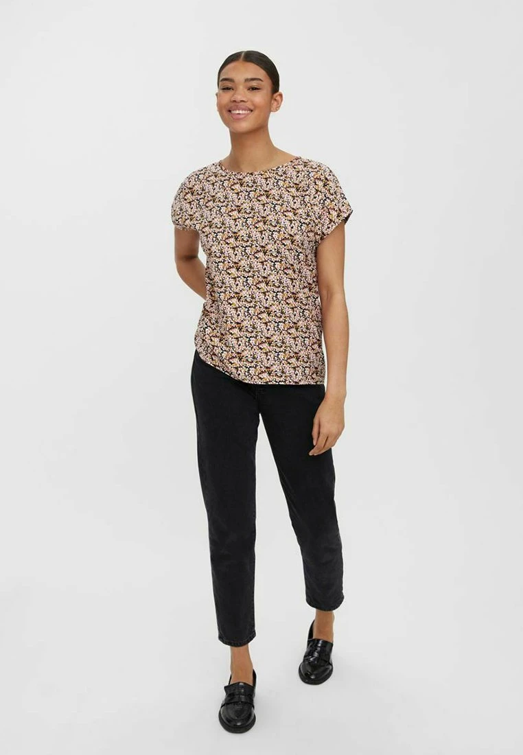 Vero Moda T-Shirt Print - Brown 2 Vero Moda T-Shirt Print - Brown – Bild 2