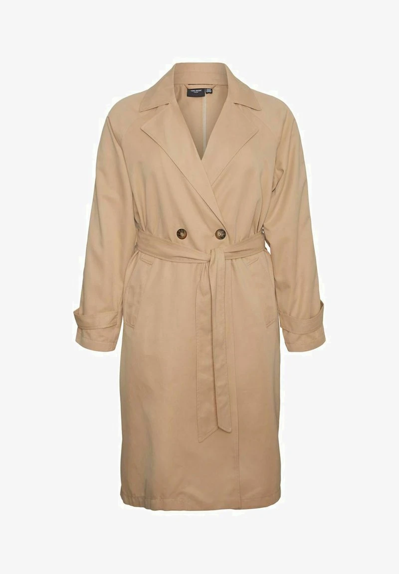 Vero Moda Curve Trenchcoat - Tannin 5 Vero Moda Curve Trenchcoat - Tannin – Bild 5