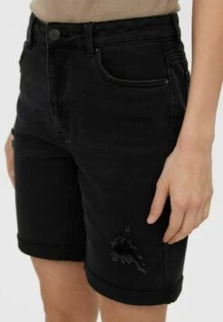 Vero Moda VMBRENDA LONG MIX - Jeans Shorts - Black Denim -Vero Moda Verkäufe 562bd9c692154dfbb833574e47cf8953