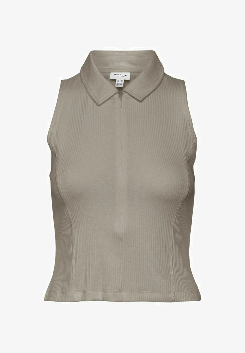 Vero Moda KURZES HALBREISSVERSCHLUSS - Poloshirt - Roasted Cashew 5 Vero Moda KURZES HALBREISSVERSCHLUSS - Poloshirt - Roasted Cashew – Bild 5