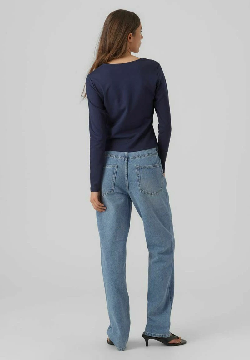 Vero Moda Langarmshirt - Navy Blazer 3 Vero Moda Langarmshirt - Navy Blazer – Bild 3