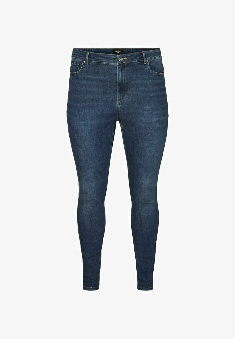 Vero Moda Curve CURVE - Jeans Skinny Fit - Dark Blue Denim 3 Vero Moda Curve CURVE - Jeans Skinny Fit - Dark Blue Denim – Bild 3