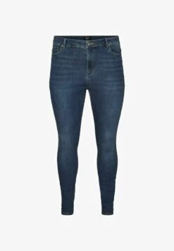 Vero Moda Curve CURVE - Jeans Skinny Fit - Dark Blue Denim