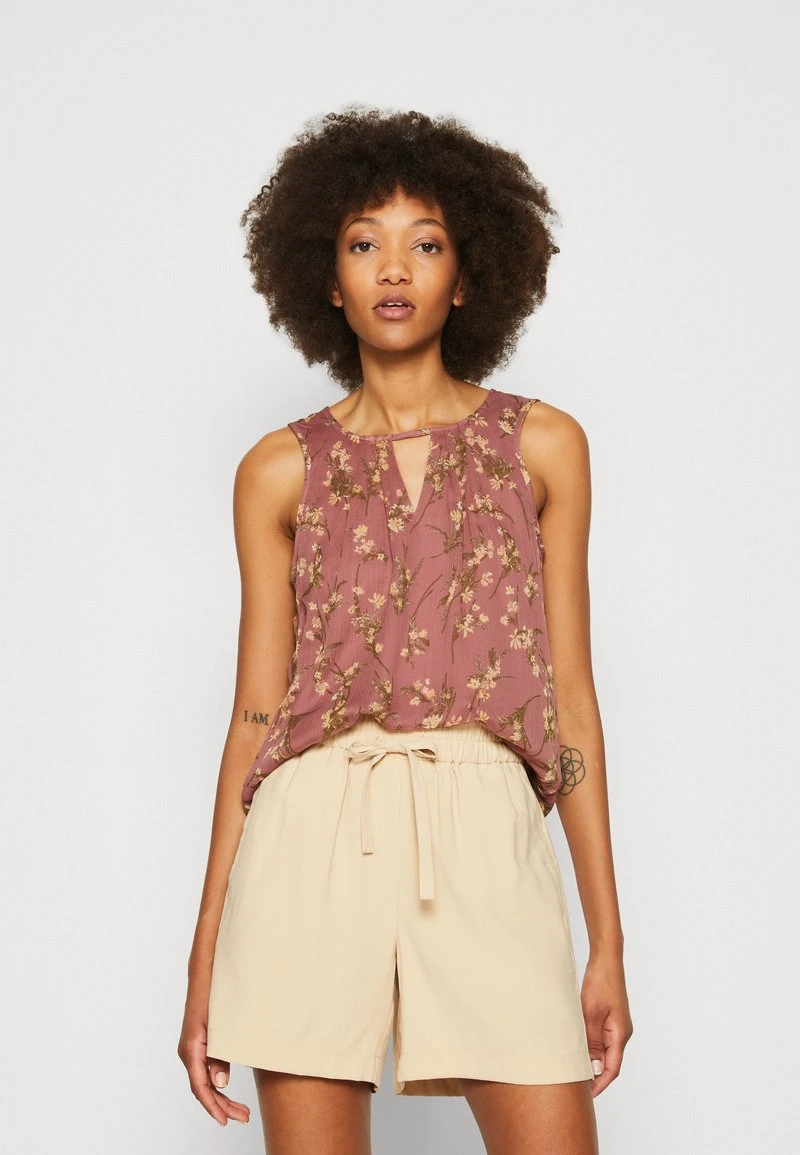 Vero Moda VMSMILLA - Bluse - Rose Brown/vega 1 Vero Moda VMSMILLA - Bluse - Rose Brown/vega