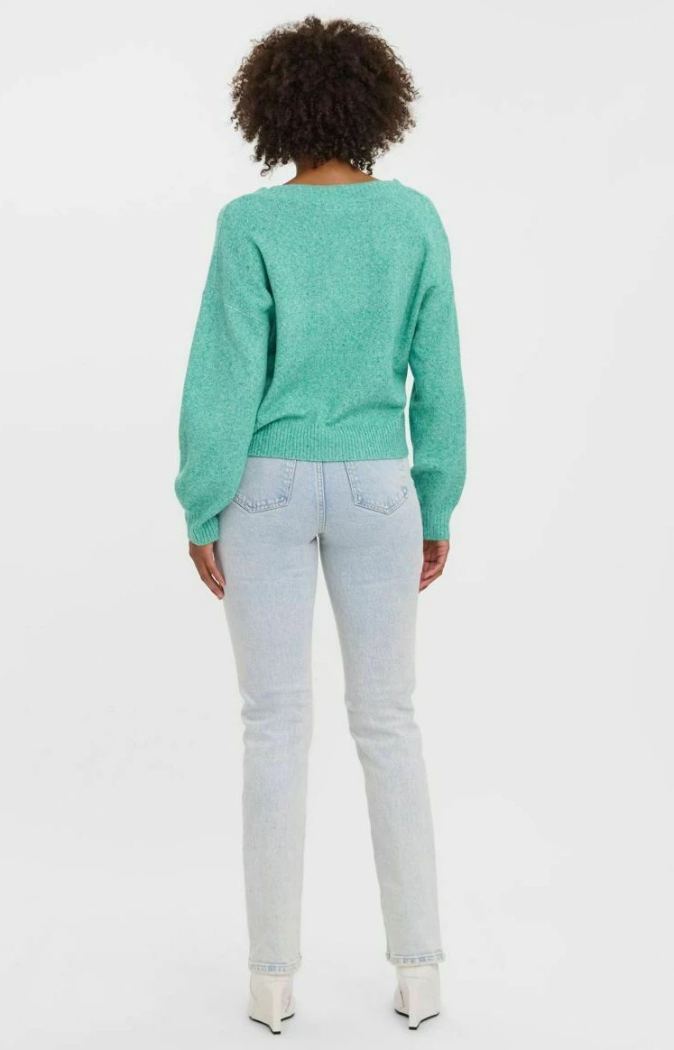 Vero Moda VMDOFFY - Strickjacke - Pepper Green 3 Vero Moda VMDOFFY - Strickjacke - Pepper Green – Bild 3