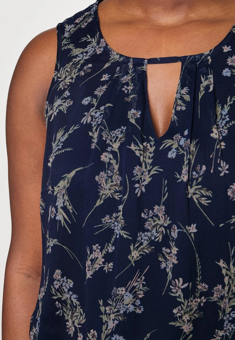 Vero Moda Curve VMSMILLA - Bluse - Navy Blazer/vega 5 Vero Moda Curve VMSMILLA - Bluse - Navy Blazer/vega – Bild 5