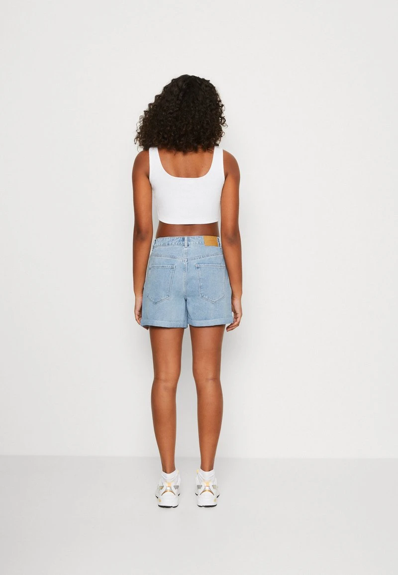 Vero Moda VMZURI HR MIX NOOS - Jeans Shorts - Light Blue Denim 3 Vero Moda VMZURI HR MIX NOOS - Jeans Shorts - Light Blue Denim – Bild 3
