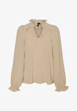 Vero Moda MIT LANGEN ÄRMELN - Bluse - Beige 10 Vero Moda MIT LANGEN ÄRMELN - Bluse - Beige -Vero Moda Verkäufe 599a90105a124dbea8d5d8cb82579252